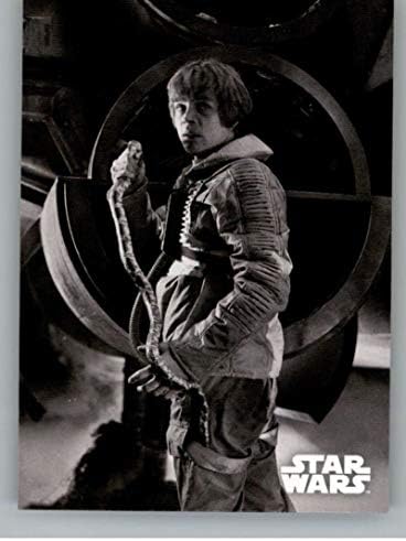 2019 Topps Star Wars Birodalom visszavág Fekete-Fehér 86 Lukács sötét érzés Luke Skywalker Trading Card