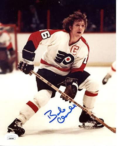 Bobby Clarke HOF Dedikált 8x10 Fotó Philadelphia Flyers SZÖVETSÉG - Dedikált NHL-Fotók