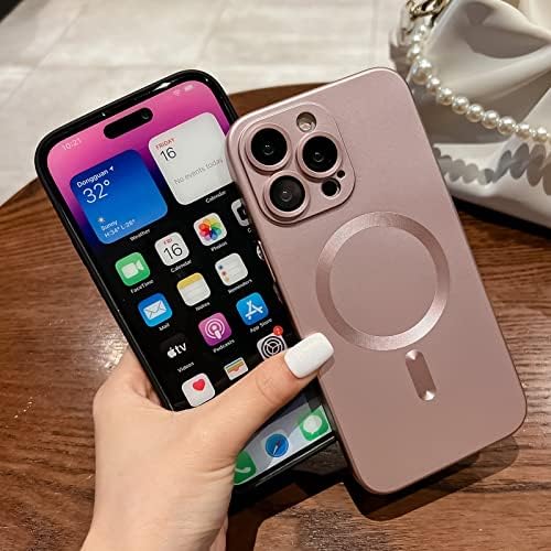 COOWEEK Mágneses tok iPhone 14 Pro Max Esetben a Teljes Kamera Fedél Védelem [MagSafe-Kompatibilis] a Nők, Lányok Telefon