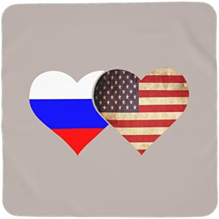 Orosz Zászlót, Amerikai Zászló Baba Takaró Fogadó Takarót a Csecsemő, Újszülött Pelenkát Fedezze Pakolás