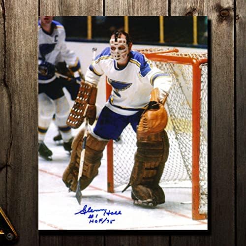 Glenn Hall St. Louis Blues AKCIÓ Dedikált 8x10 - Dedikált NHL-Fotók