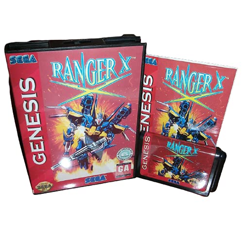 Aditi Ranger X MINKET Fedél Mezőbe, majd Kézikönyv Sega Megadrive Genesis videojáték-Konzol 16 bit MD Kártya (USA EU Esetében)