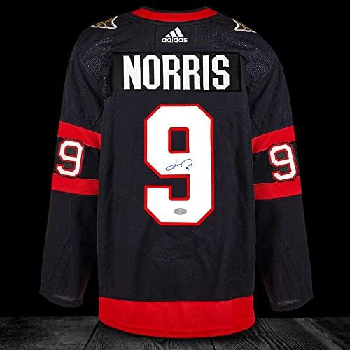 Josh Norris Ottawa Senators Adidas Pro Dedikált Jersey - Dedikált NHL-Mezek