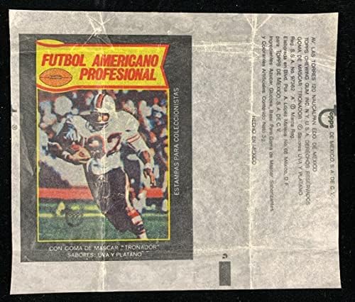 Sport Emlékek 1977 Topps Mexikói Labdarúgó-Kártya Viasz Pack Csomagolás w/OJ Simpson Buffalo Bills - Foci Viasz Csomag