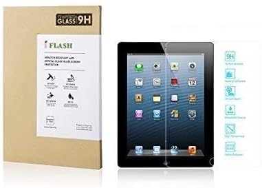 IFLASH [5 Csomag Promóció] Edzett Üveg kijelző Védő fólia Apple iPad Mini 5/4 - Átlátszó Kristálytiszta / 2.5 D Lekerekített