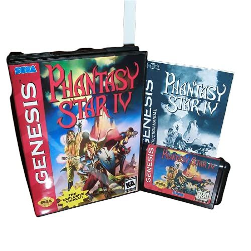 Aditi Phantasy Star 4 MINKET Fedél Mezőbe, majd Kézikönyv Sega Megadrive Genesis videojáték-Konzol 16 bit MD Kártya (USA