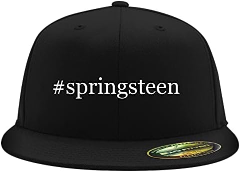 Springsteen - Flexfit 6210 Strukturált Lapos Bill Felszerelt Kalap | Hímzett Divatos Baseball Sapka a Férfiak, mind a Nők