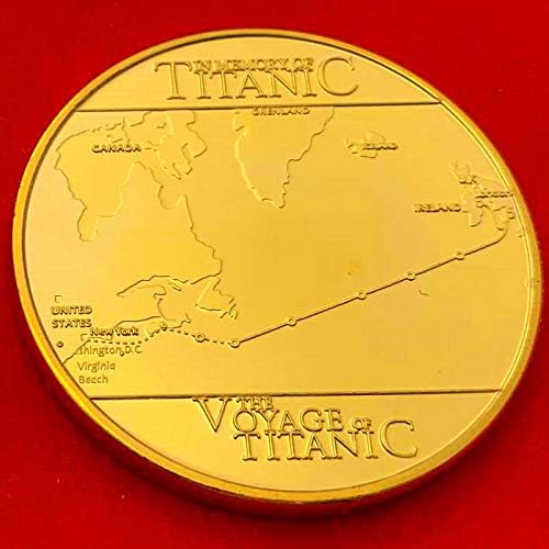 Érme Gyűjtemény Emlékérme Brit Titanic Aranyozott Egyedi Érme Készült Jelvény Arany Érme sor Szerelem Emlékérme Kézműves
