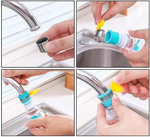Csaptelep Emlékeztető Szűrő Víztisztító Multifunkcionális Behúzható Splash-Proof Zuhanyfej Csaptelep Víztakarékos Fúvóka
