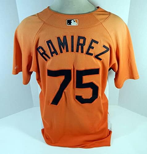 2007-08-Baltimore Orioles Ramirez 75 Játék Használt Narancssárga Mez BP ST 48 DP16285 - Játék Használt MLB Mezek